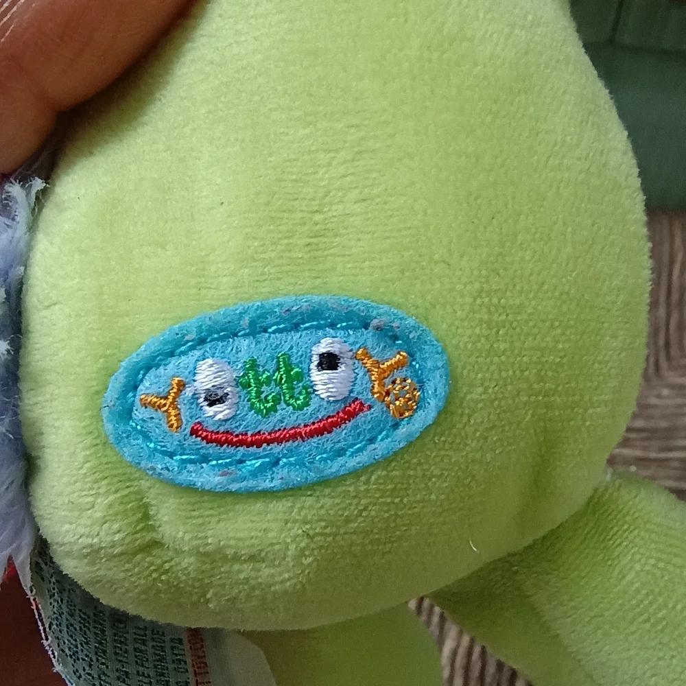 Yottoy Mo Willems Knuffle Bunny Plush Green 8" Small Stuffed Animal Toy 2004 - Picture 8 of 11